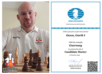 CM Title awarded to Garth Owen